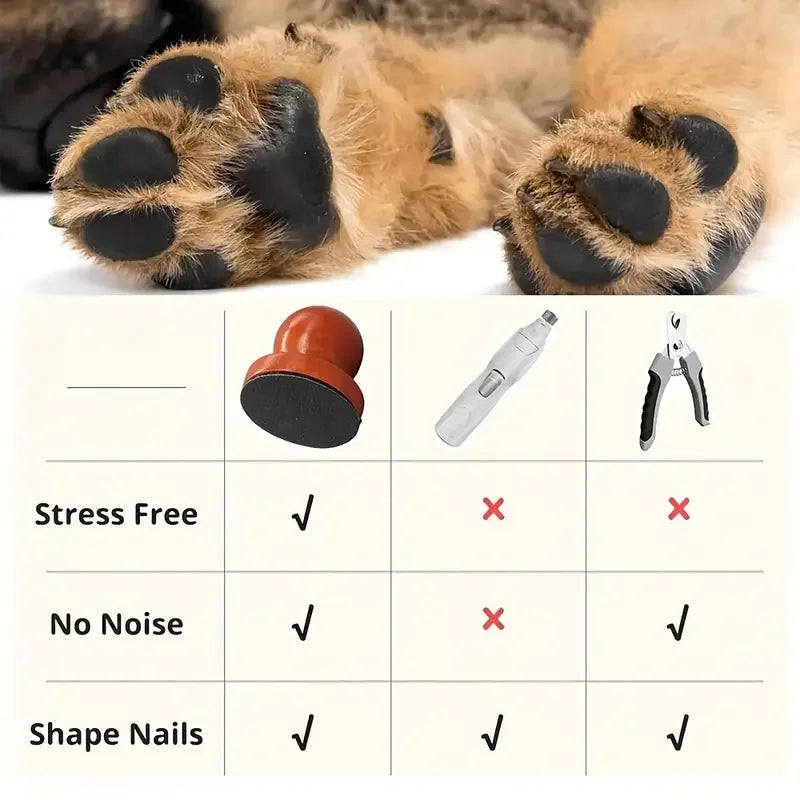Wooden Dog Nail File Scratching Board