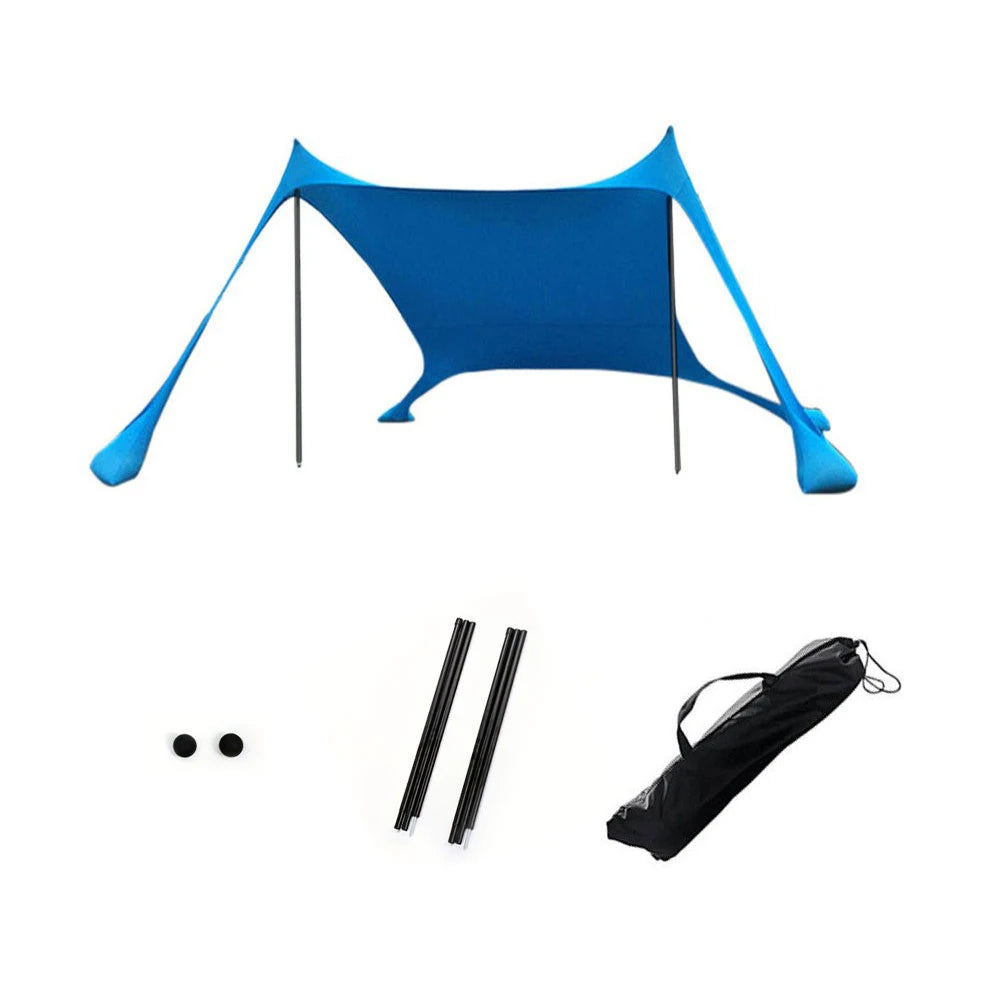 Portable UPF50+ Beach Tent – Windproof Sun Shelter for Camping & Family Use