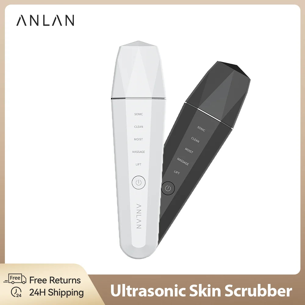 ANLAN Ultrasonic Skin Scrubber & EMS Face Lifter