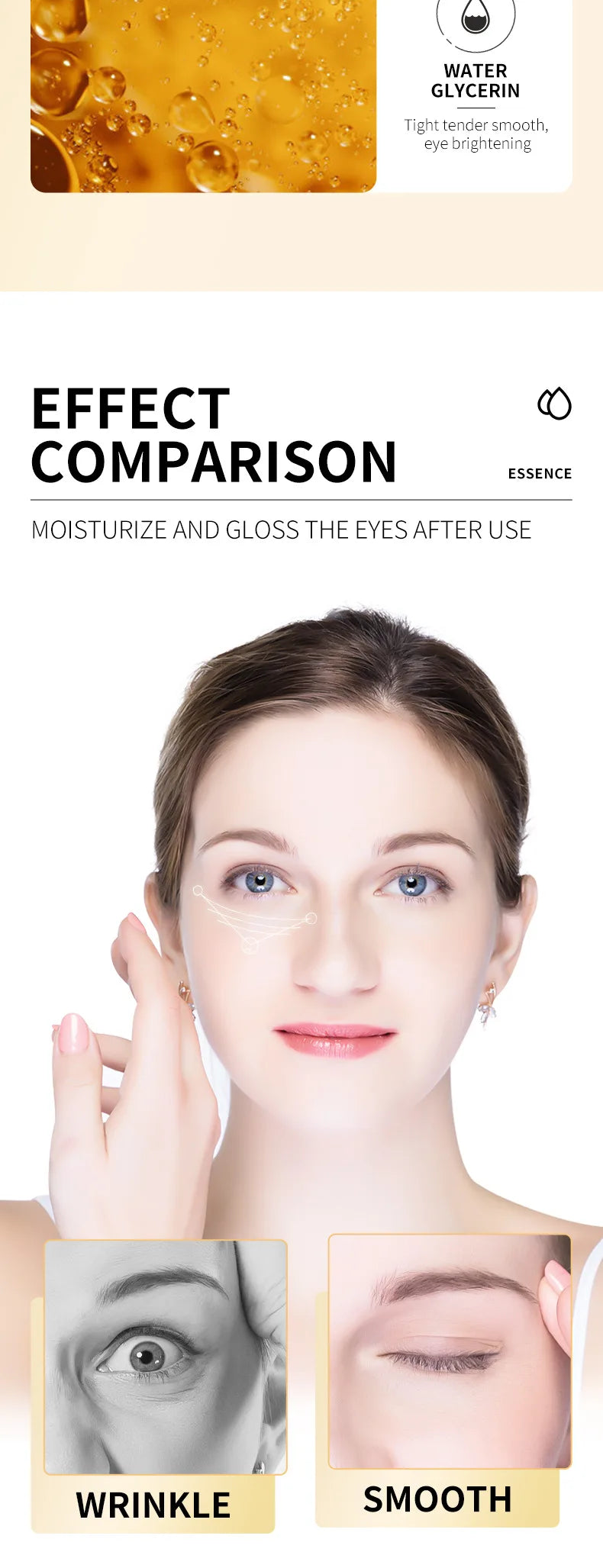 Snail Face Cream & Retinol Eye Massage Roller Set