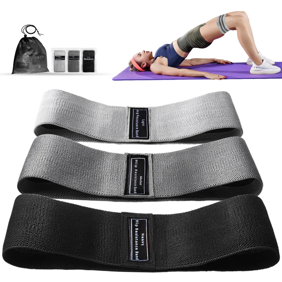 Fabric Resistance Booty Bands Set
