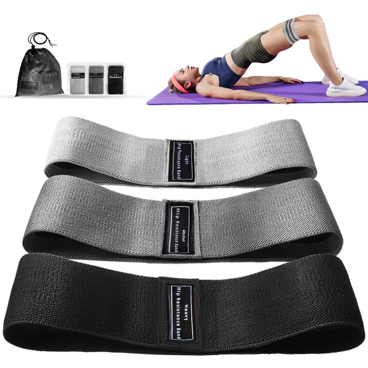 Fabric Resistance Booty Bands Set