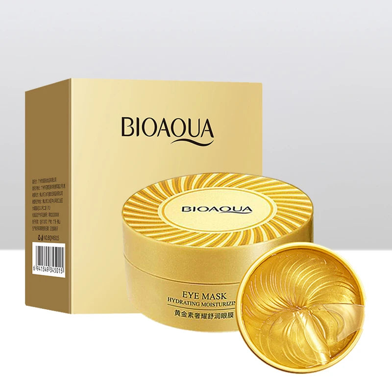 60pcs Gold Collagen Moisturizing Eye Masks