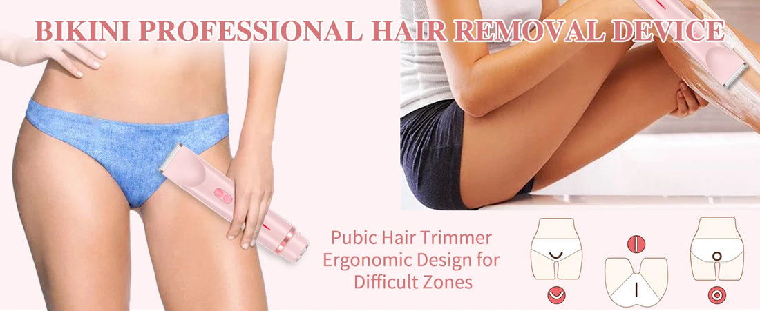 2-in-1 Electric Razor & Bikini Trimmer for Women