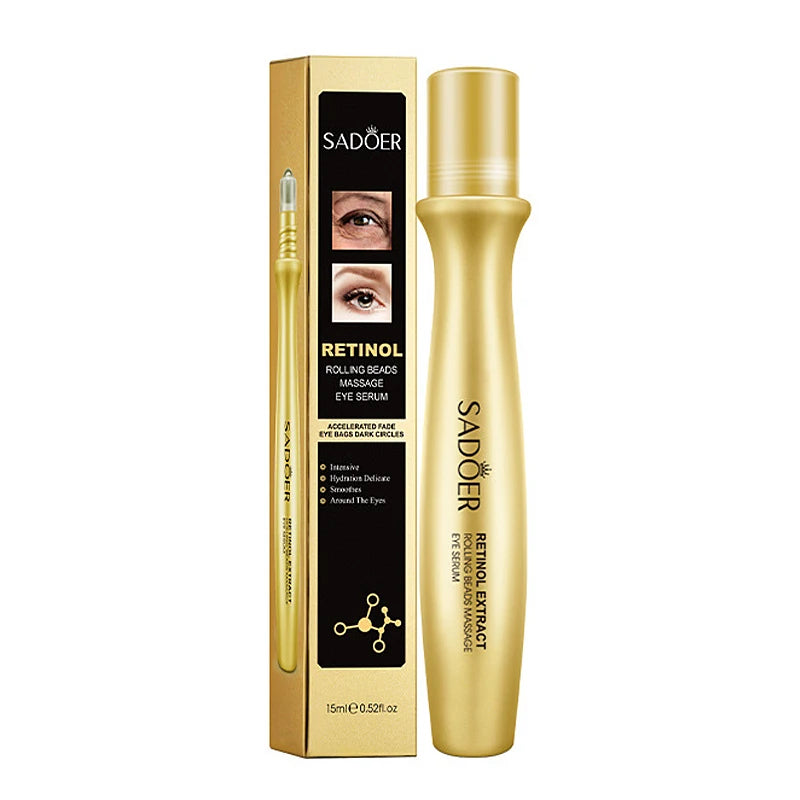 Snail Face Cream & Retinol Eye Massage Roller Set