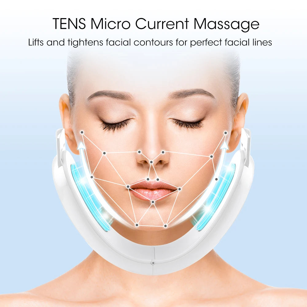 Red Light V-Face Lifting Massager with Remote