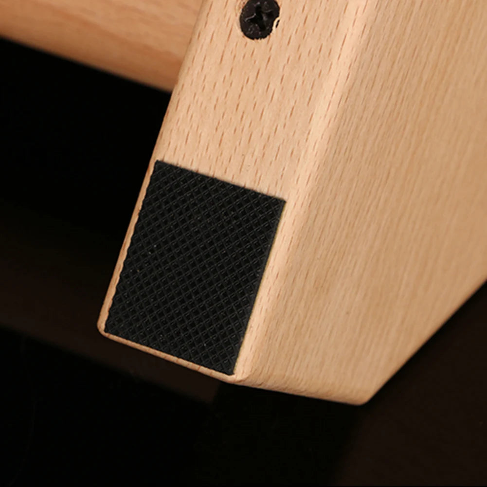 Wooden Push-Up Bars with Non-Slip Base