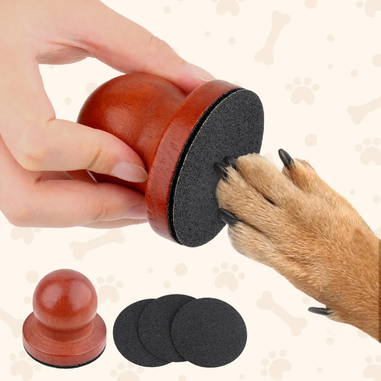 Wooden Dog Nail File Scratching Board