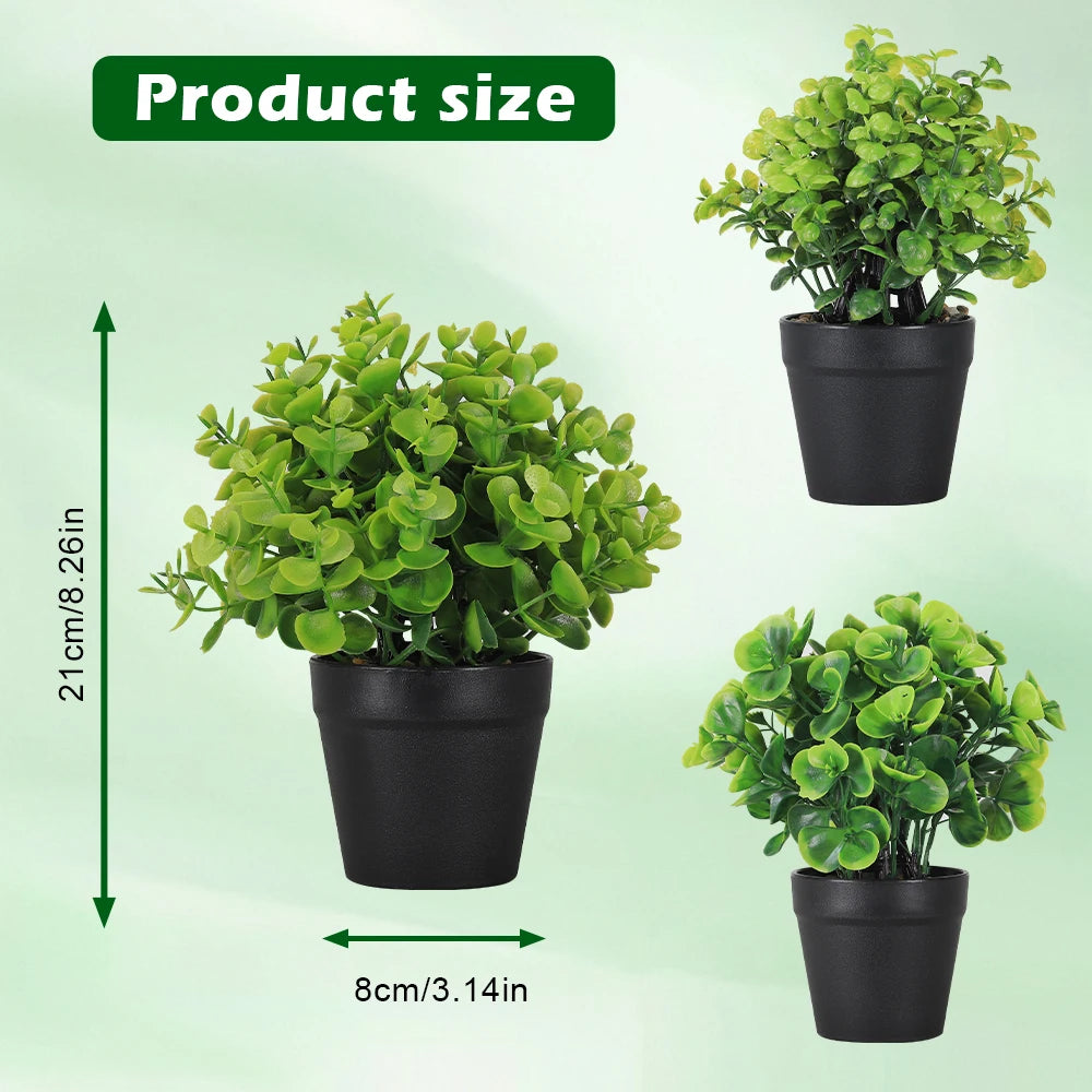 Lifelike Artificial Potted Plant for Indoor Decor