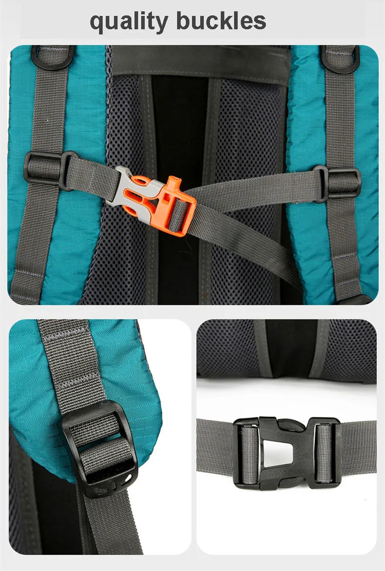 70L Hiking Camping Backpack with Rain Cover
