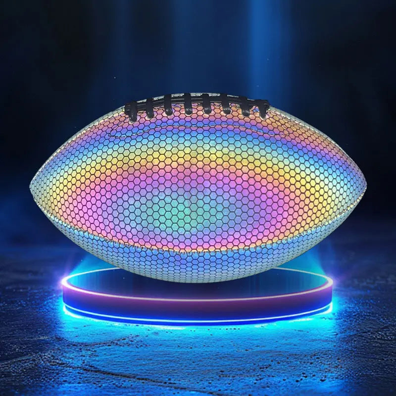 Luminous Reflective PU Rugby Ball – Match & Training Use