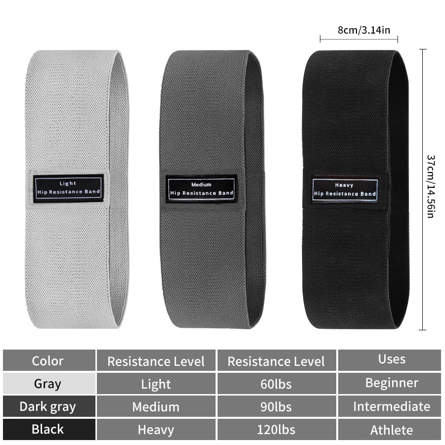 Fabric Resistance Booty Bands Set
