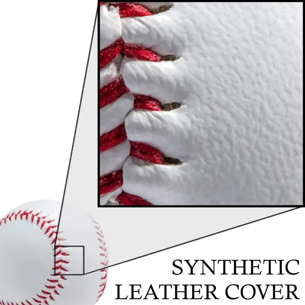 No. 9 Handmade Training Baseball – White Safety Ball