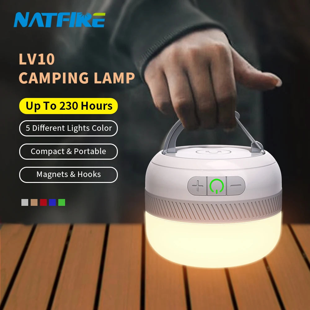 LV10 Rechargeable Outdoor LED Camping Lantern