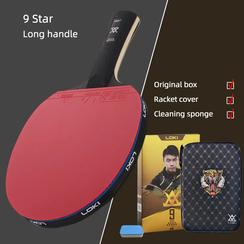 LOKI 9-Star Carbon Table Tennis Racket