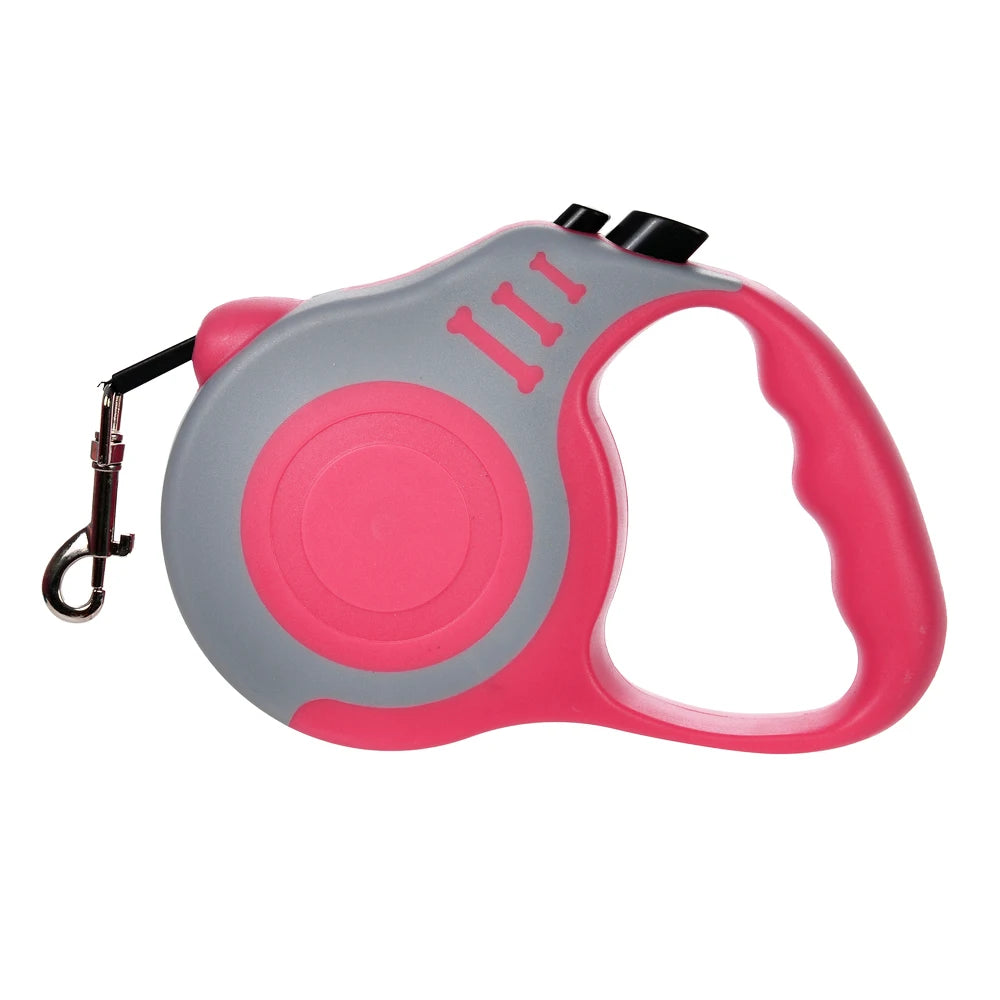 3m/5m Retractable Dog Leash for Small & Medium Pets
