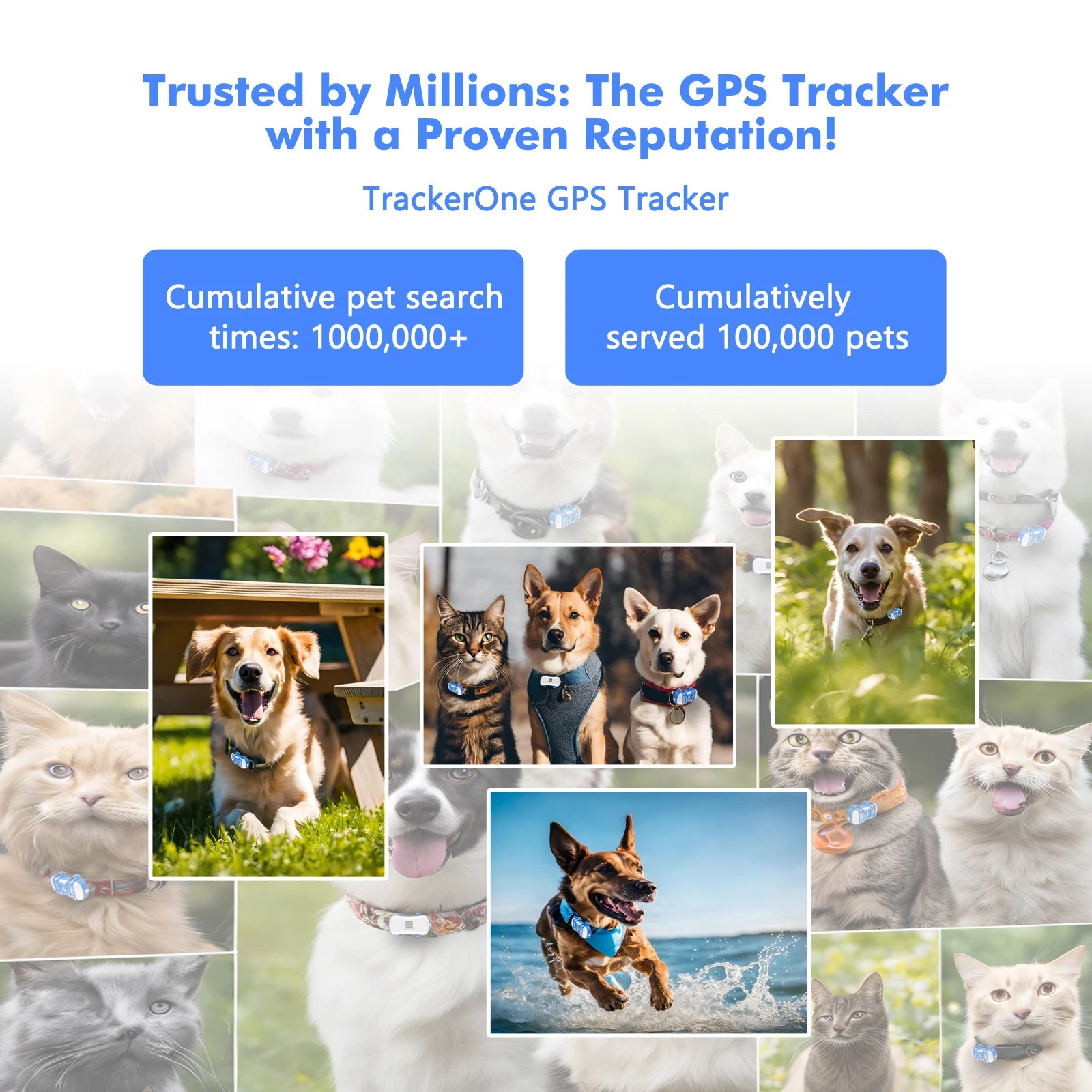 4G GPS Pet Tracker for Dogs & Cats