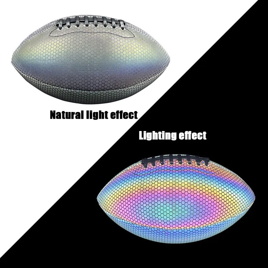 Luminous Reflective PU Rugby Ball – Match & Training Use