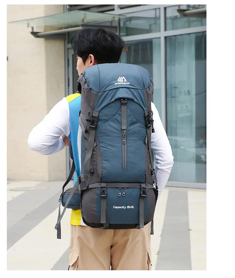 70L Hiking Camping Backpack with Rain Cover