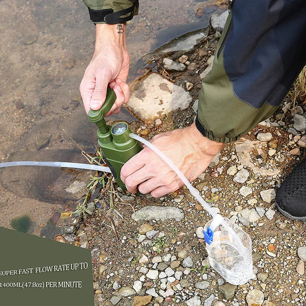 Portable Outdoor Water Filter for Camping & Survival