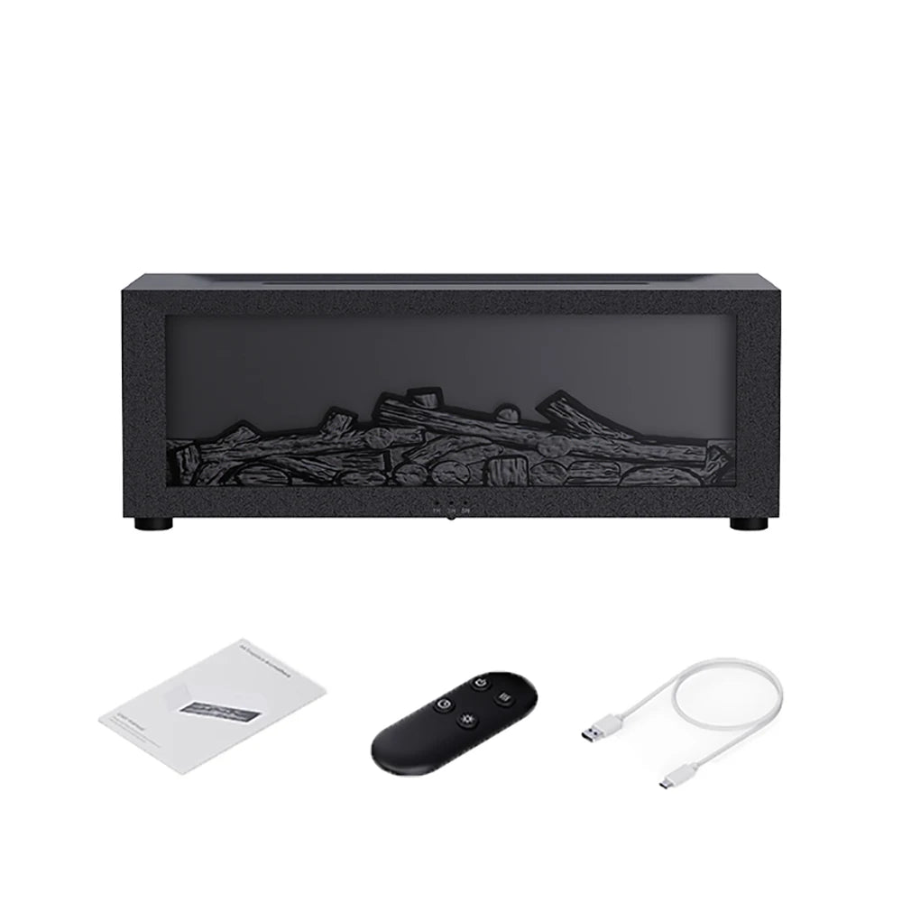 Flame Aroma Humidifier with LED & Remote