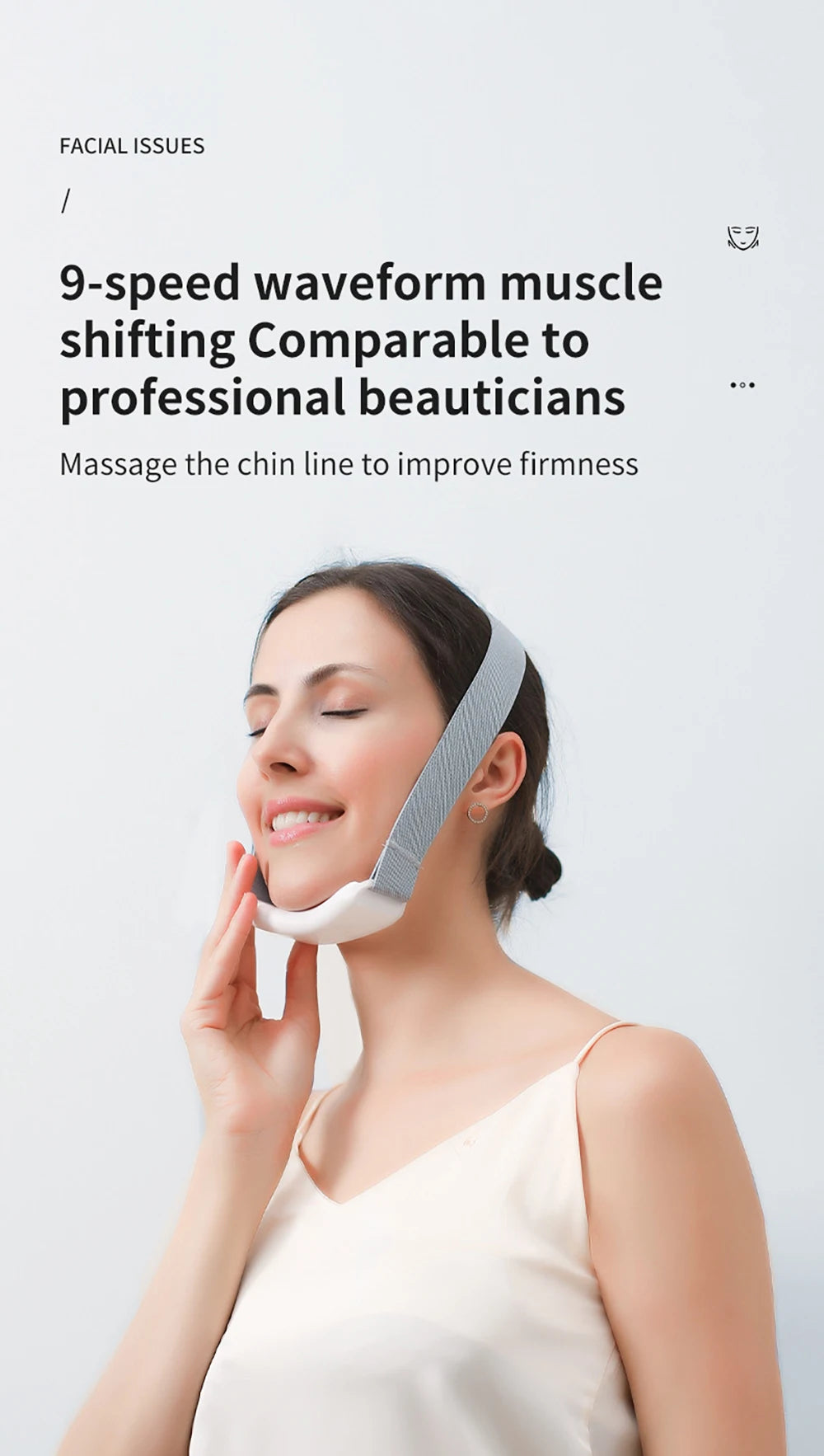 EMS V-Face Lifting Massager – Microcurrent Facial Toning Device
