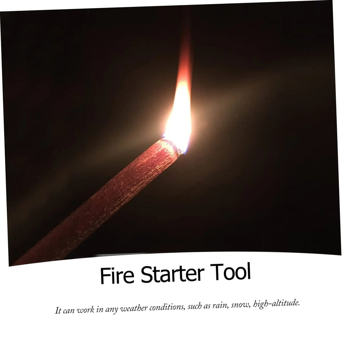 Rafford 2Pcs Natural Pine Wood Fire Starter Matches