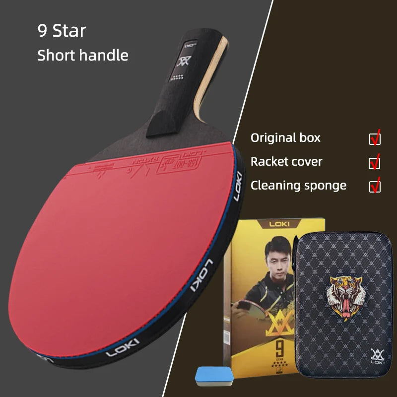 LOKI 9-Star Carbon Table Tennis Racket