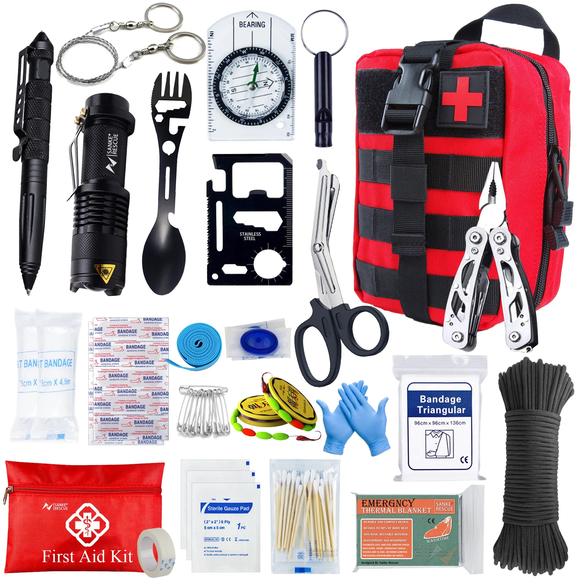 MOLLE Survival First Aid Kit – Full Emergency Set